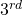 Rendered by QuickLaTeX.com 3^{rd}