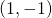 Rendered by QuickLaTeX.com (1, -1)