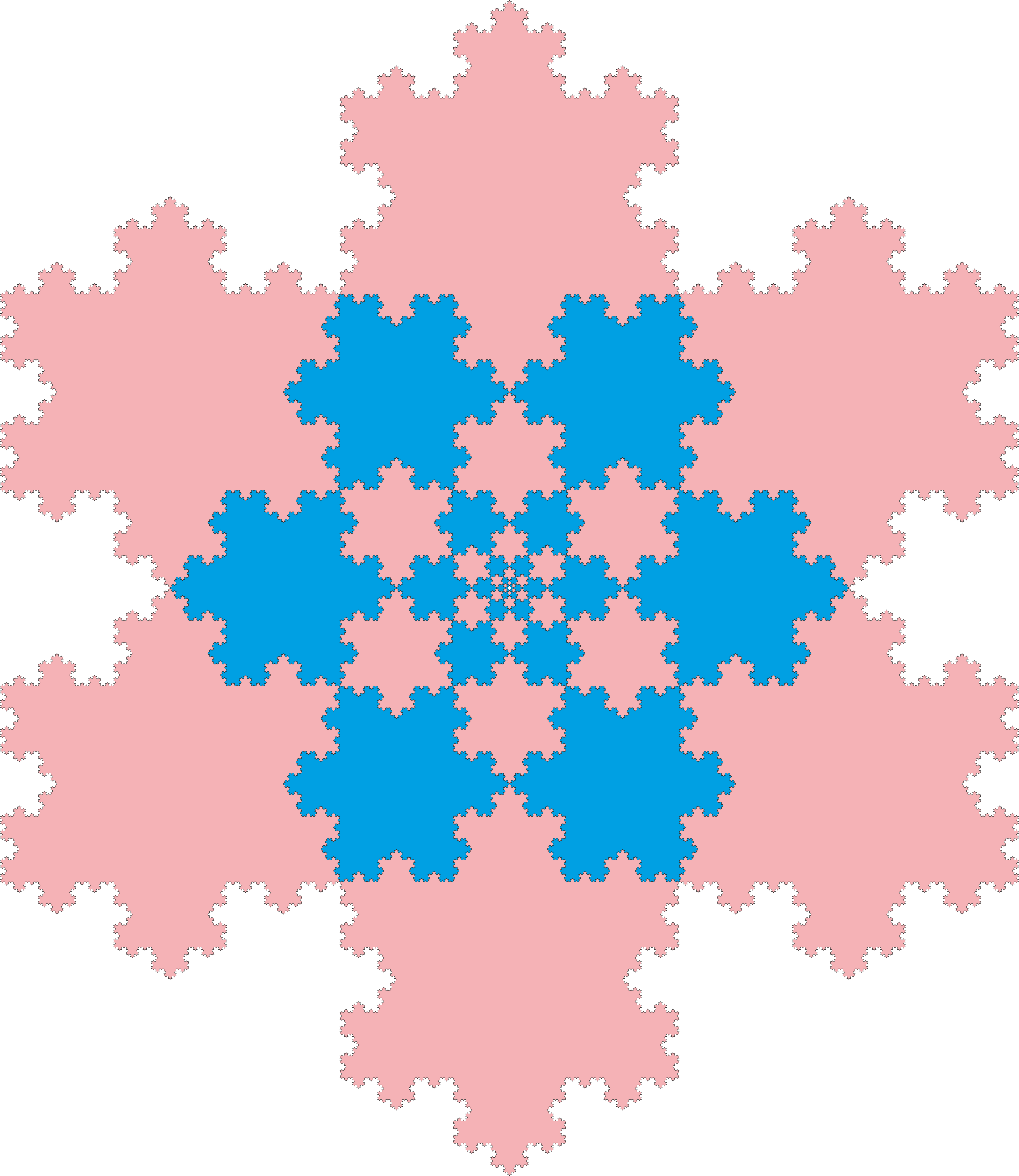 Koch hexagons 2